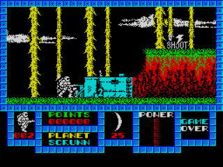 Game Over screenshot 3 for ZX Spectrum